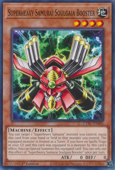 Superheavy Samurai Soulgaia Booster [CYAC-EN005] Common | Game Master's Emporium (The New GME)