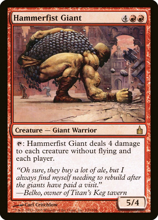 Hammerfist Giant [Ravnica: City of Guilds] | Game Master's Emporium (The New GME)