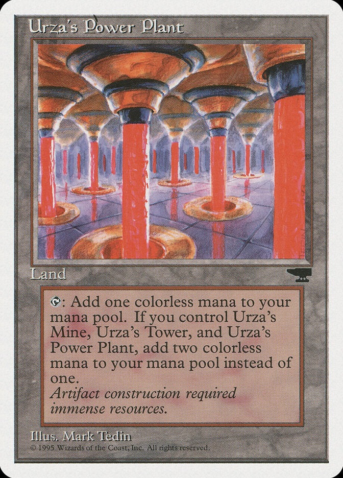 Urza's Power Plant (Red Columns) [Chronicles] | Game Master's Emporium (The New GME)