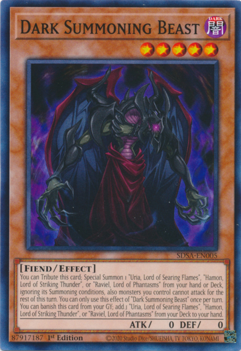 Dark Summoning Beast [SDSA-EN005] Common | Game Master's Emporium (The New GME)