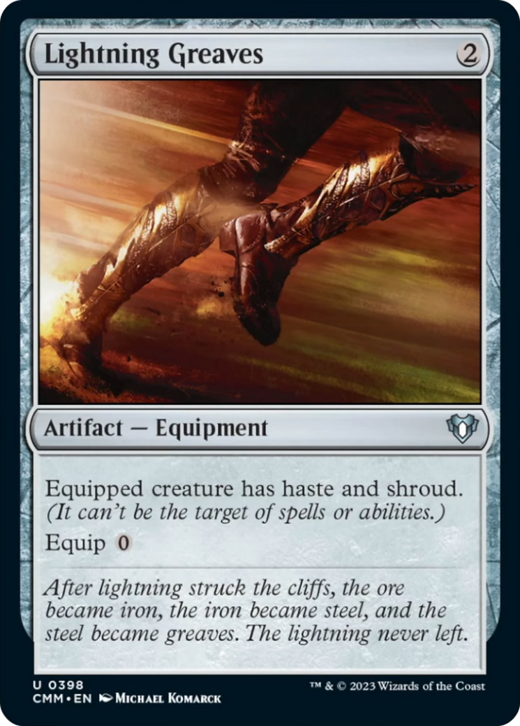 Lightning Greaves [Commander Masters] | Game Master's Emporium (The New GME)