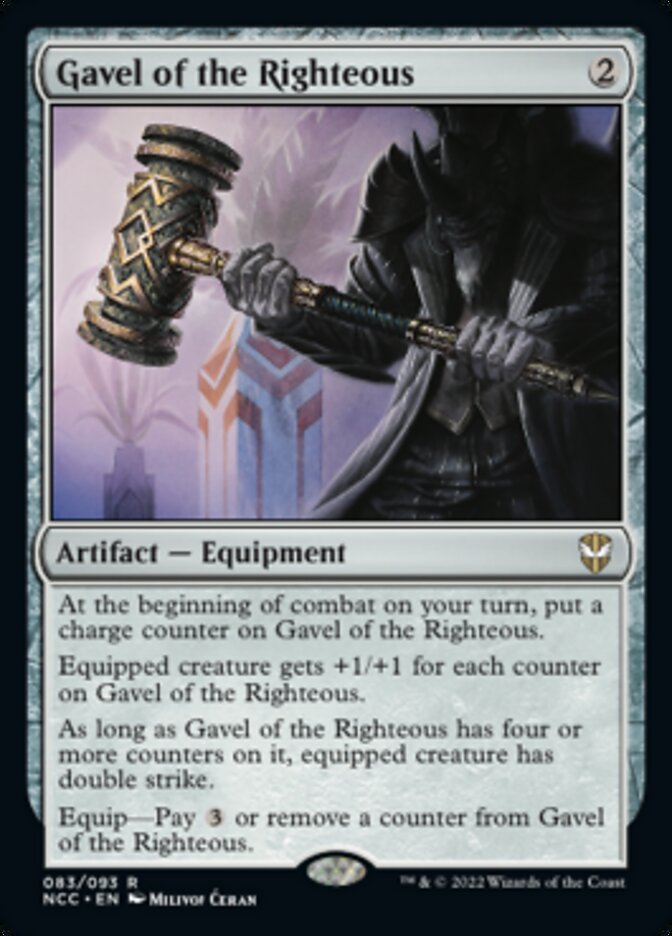 Gavel of the Righteous [Streets of New Capenna Commander] | Game Master's Emporium (The New GME)
