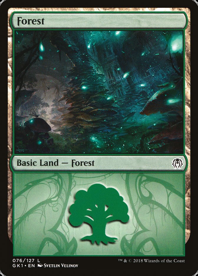 Forest (76) [Guilds of Ravnica Guild Kit] | Game Master's Emporium (The New GME)