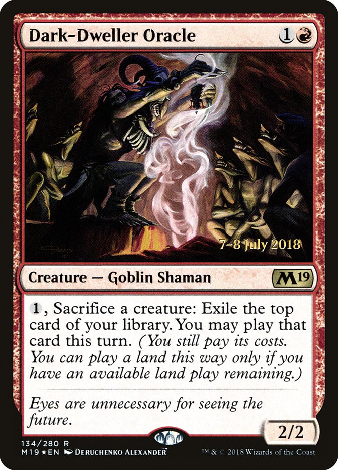 Dark-Dweller Oracle [Core Set 2019 Prerelease Promos] | Game Master's Emporium (The New GME)