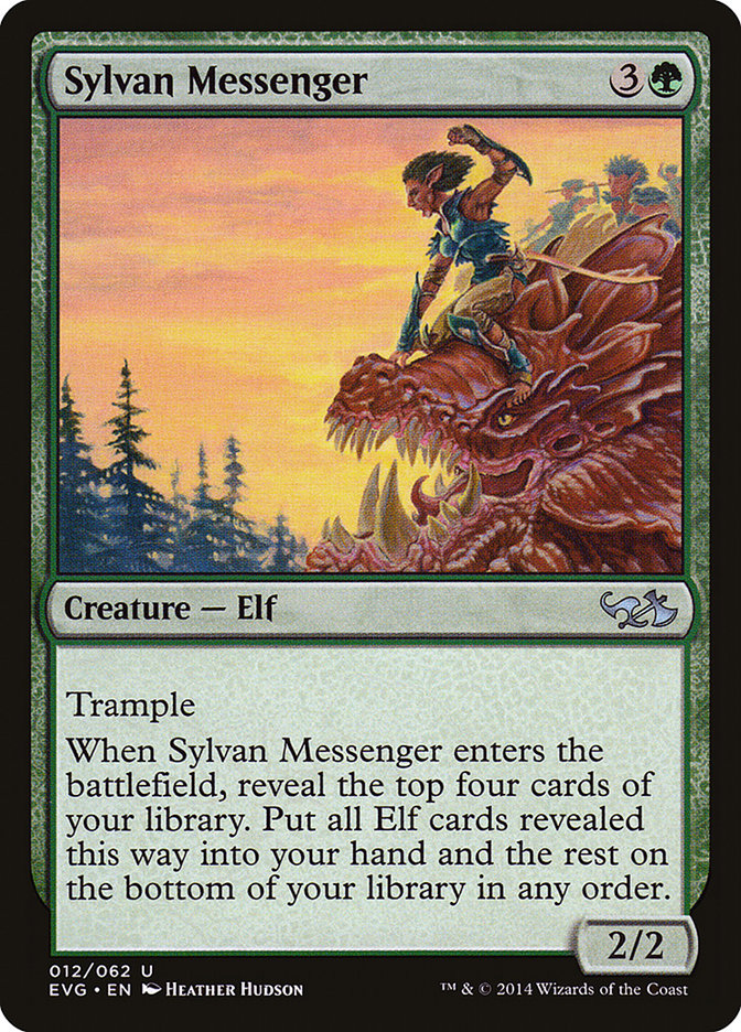 Sylvan Messenger (Elves vs. Goblins) [Duel Decks Anthology] | Game Master's Emporium (The New GME)