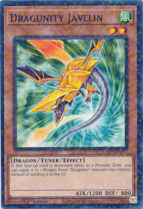 Dragunity Javelin (Duel Terminal) [HAC1-EN157] Common | Game Master's Emporium (The New GME)