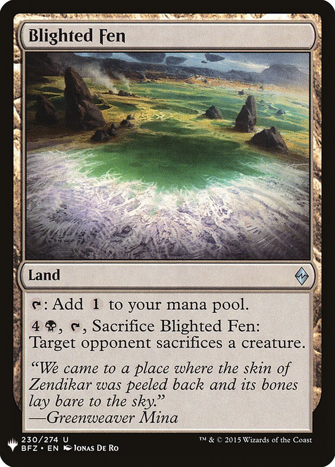 Blighted Fen [Mystery Booster] | Game Master's Emporium (The New GME)