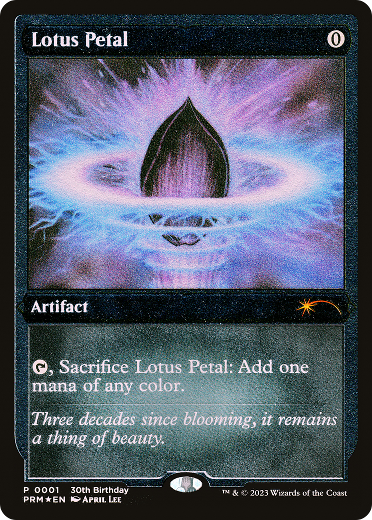 Lotus Petal (Foil Etched) [30th Anniversary Promos] | Game Master's Emporium (The New GME)