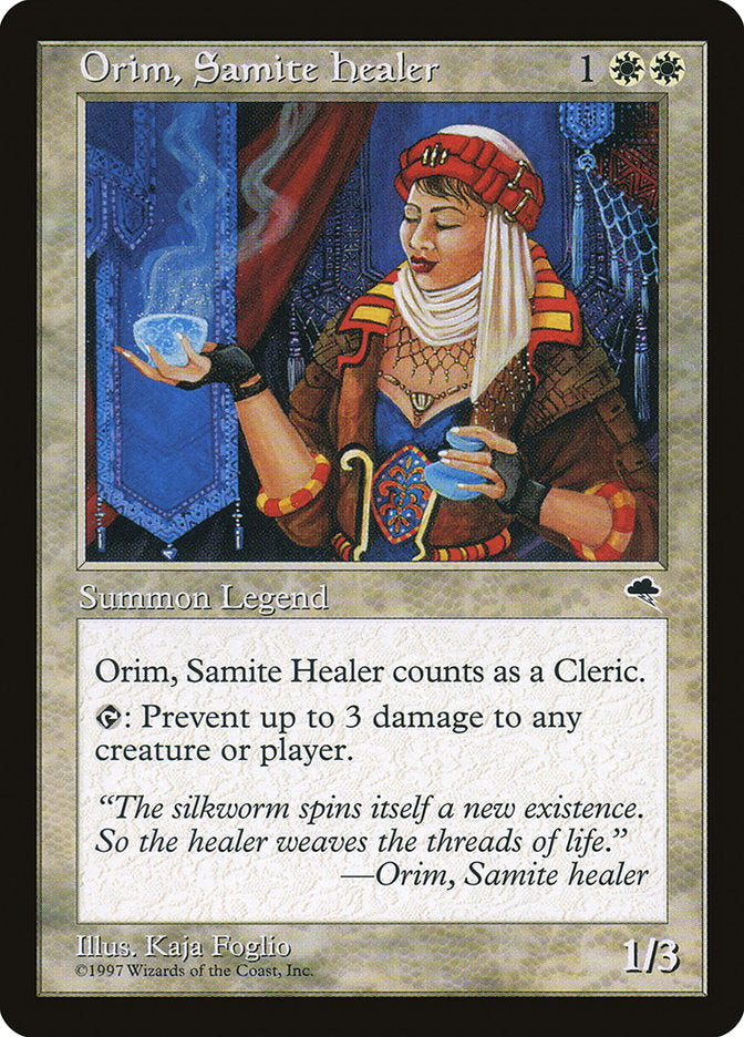 Orim, Samite Healer [Tempest] | Game Master's Emporium (The New GME)