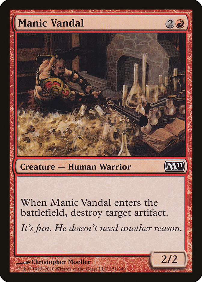 Manic Vandal [Magic 2011] | Game Master's Emporium (The New GME)