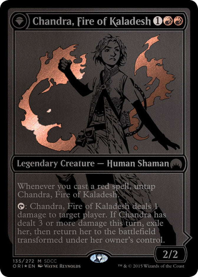 Chandra, Fire of Kaladesh // Chandra, Roaring Flame [San Diego Comic-Con 2015] | Game Master's Emporium (The New GME)