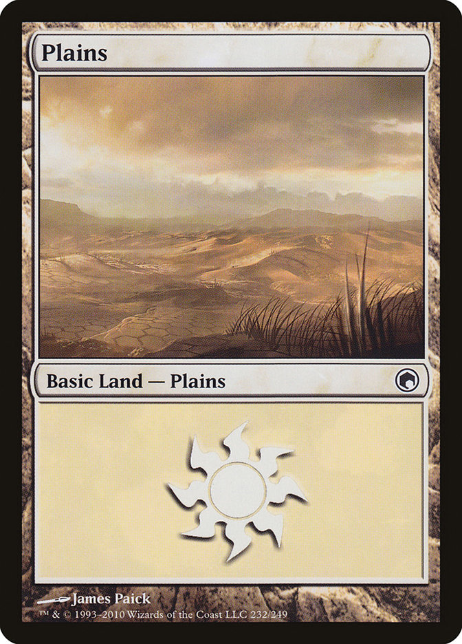 Plains (232) [Scars of Mirrodin] | Game Master's Emporium (The New GME)