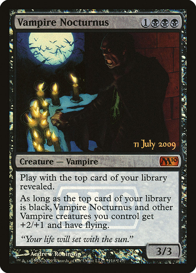 Vampire Nocturnus [Magic 2010 Prerelease Promos] | Game Master's Emporium (The New GME)