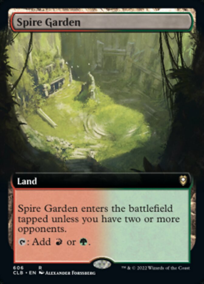 Spire Garden (Extended Art) [Commander Legends: Battle for Baldur's Gate] | Game Master's Emporium (The New GME)