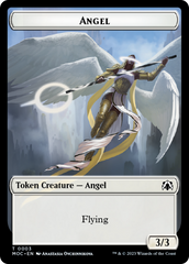 Angel (3) // Demon Double-Sided Token [March of the Machine Commander Tokens] | Game Master's Emporium (The New GME)