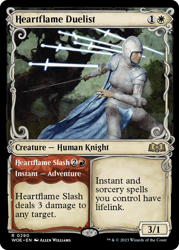 Heartflame Duelist // Heartflame Slash (Showcase) [Wilds of Eldraine] | Game Master's Emporium (The New GME)