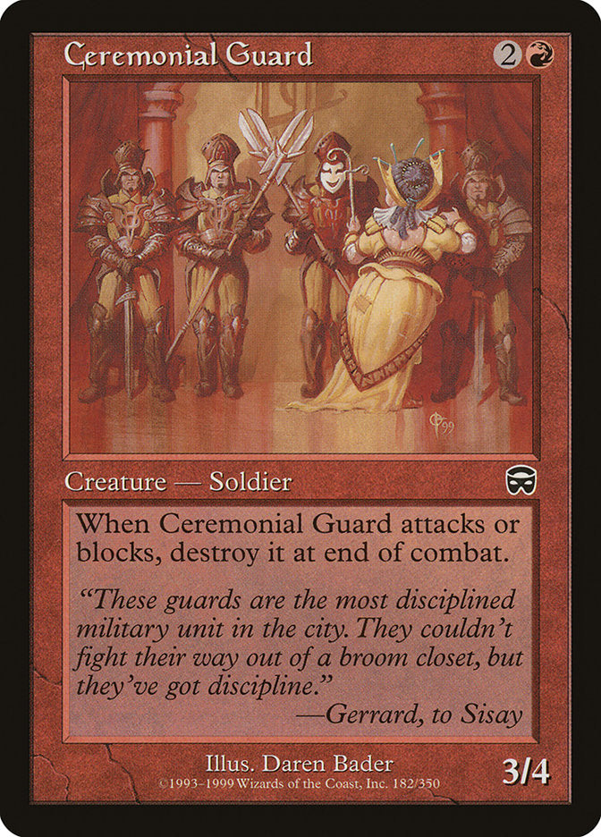Ceremonial Guard [Mercadian Masques] | Game Master's Emporium (The New GME)