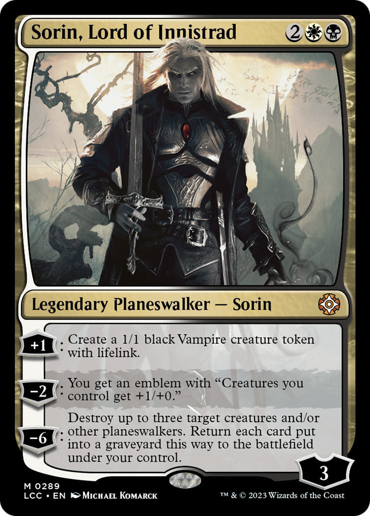 Sorin, Lord of Innistrad [The Lost Caverns of Ixalan Commander] | Game Master's Emporium (The New GME)