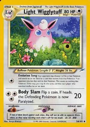 Light Wigglytuff (54/105) [Neo Destiny Unlimited] | Game Master's Emporium (The New GME)