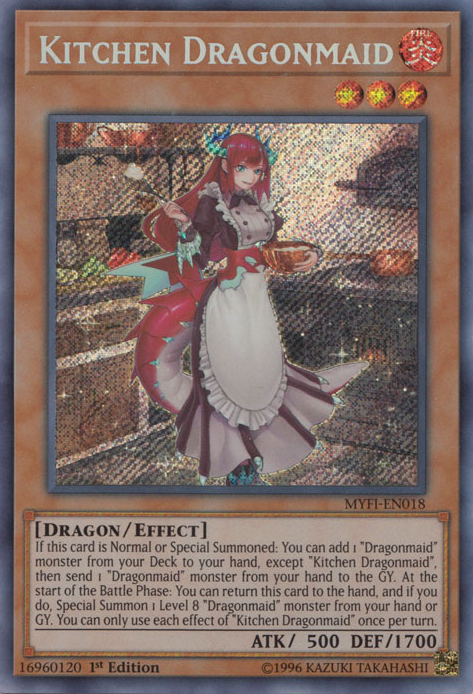 Kitchen Dragonmaid [MYFI-EN018] Secret Rare | Game Master's Emporium (The New GME)