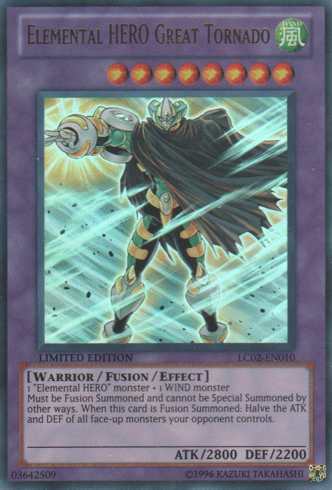 Elemental HERO Great Tornado [LC02-EN010] Ultra Rare | Game Master's Emporium (The New GME)