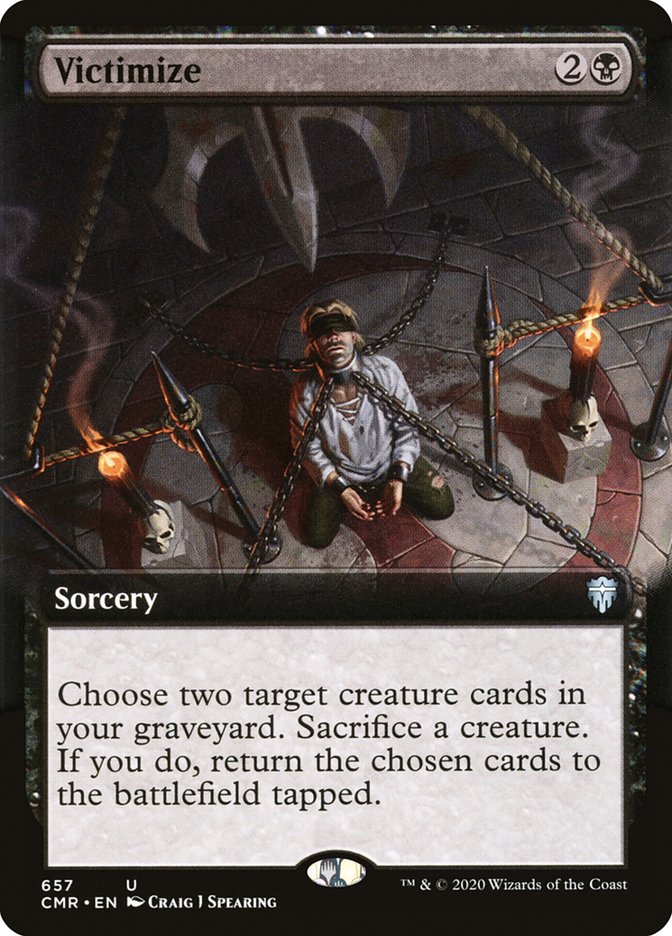 Victimize (Extended Art) [Commander Legends] | Game Master's Emporium (The New GME)