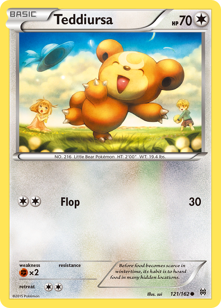 Teddiursa (121/162) [XY: BREAKthrough] | Game Master's Emporium (The New GME)