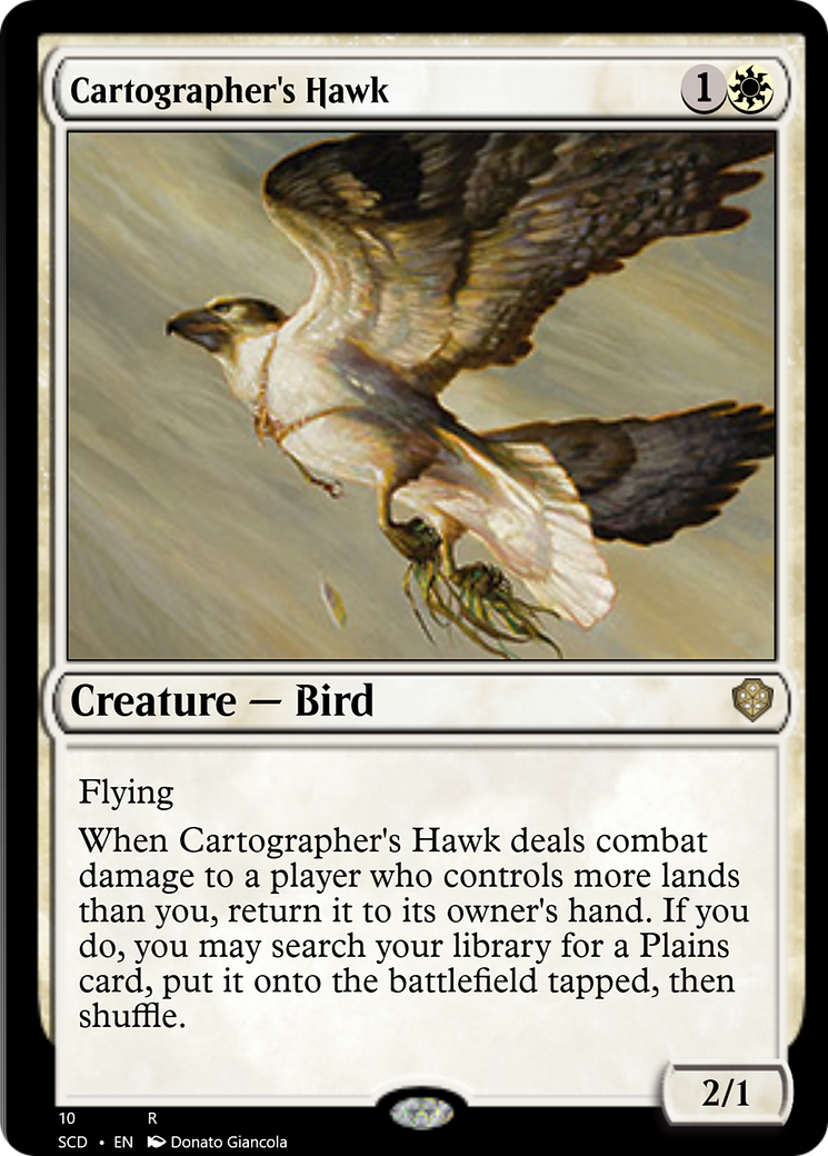 Cartographer's Hawk [Starter Commander Decks] | Game Master's Emporium (The New GME)