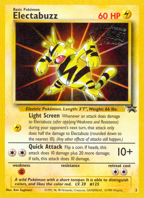 Electabuzz (2) [Wizards of the Coast: Black Star Promos] | Game Master's Emporium (The New GME)
