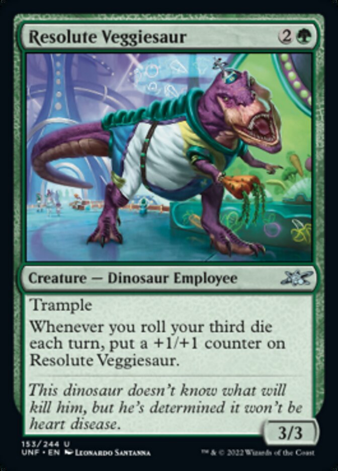 Resolute Veggiesaur [Unfinity] | Game Master's Emporium (The New GME)