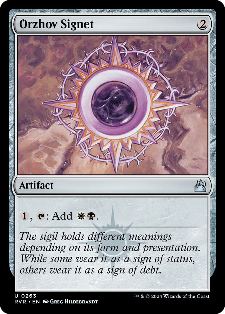 Orzhov Signet [Ravnica Remastered] | Game Master's Emporium (The New GME)