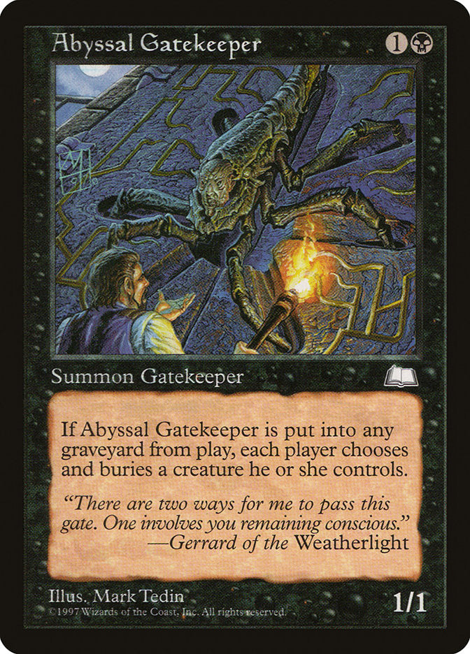 Abyssal Gatekeeper [Weatherlight] | Game Master's Emporium (The New GME)