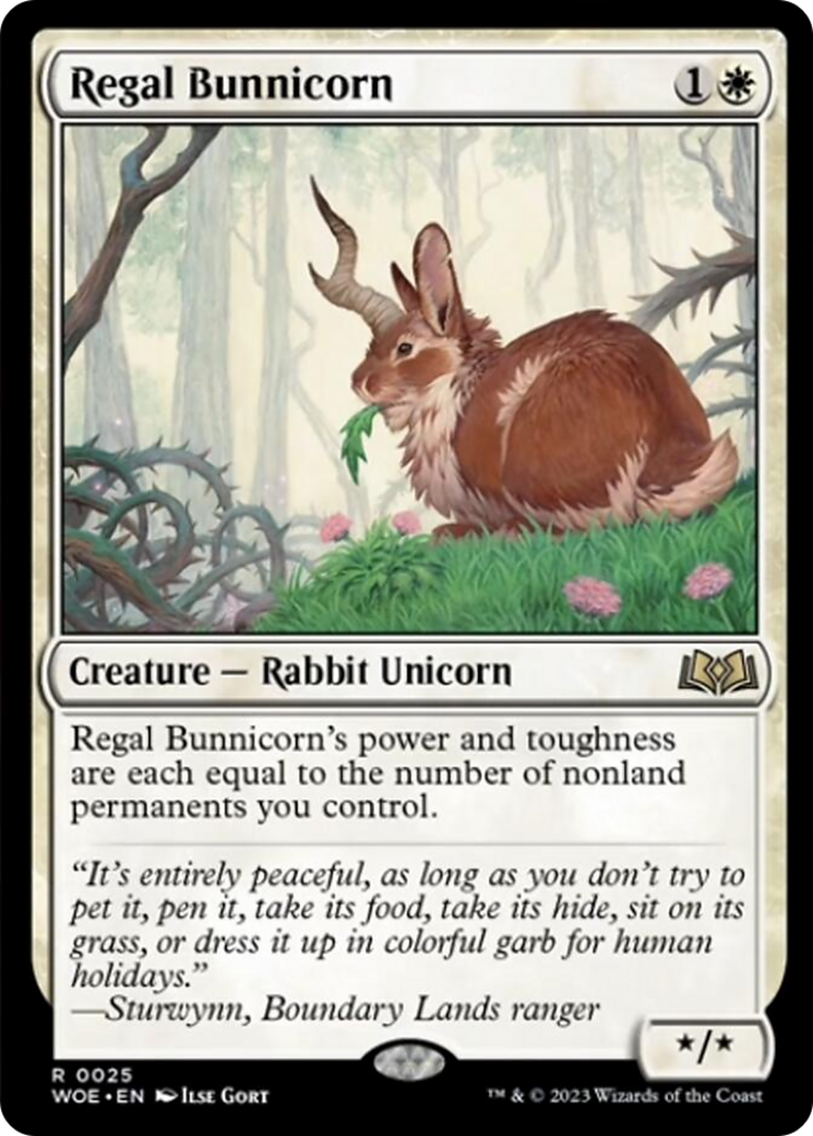 Regal Bunnicorn [Wilds of Eldraine] | Game Master's Emporium (The New GME)