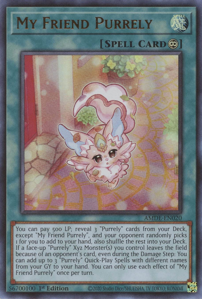 My Friend Purrely [AMDE-EN020] Ultra Rare | Game Master's Emporium (The New GME)