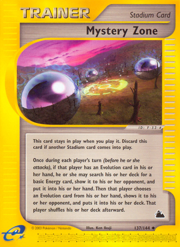 Mystery Zone (137/144) [Skyridge] | Game Master's Emporium (The New GME)