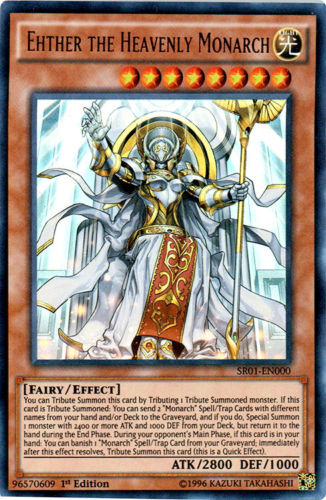 Ehther the Heavenly Monarch [SR01-EN000] Ultra Rare | Game Master's Emporium (The New GME)