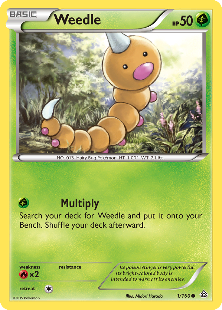 Weedle (1/160) [XY: Primal Clash] | Game Master's Emporium (The New GME)