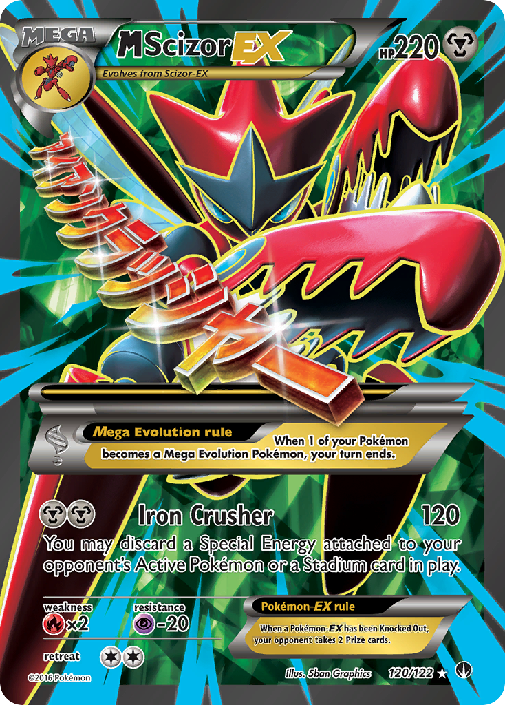 M Scizor EX (120/122) [XY: BREAKpoint] | Game Master's Emporium (The New GME)