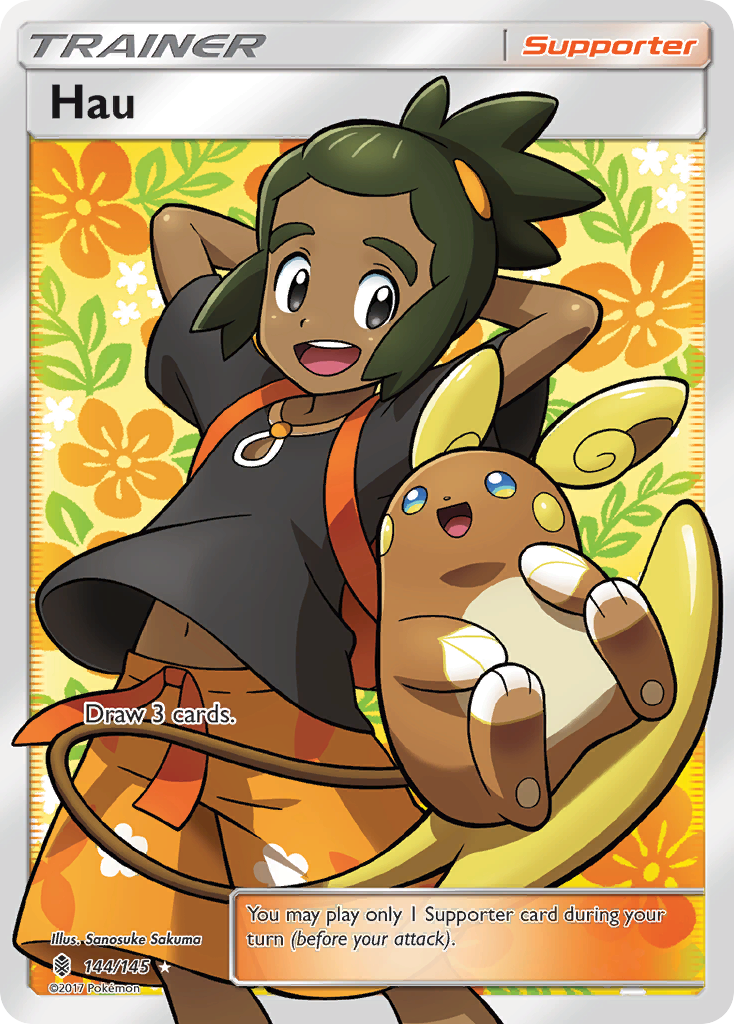 Hau (144/145) [Sun & Moon: Guardians Rising] | Game Master's Emporium (The New GME)