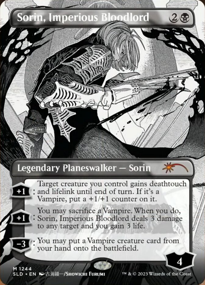 Sorin, Imperious Bloodlord (Borderless) [Secret Lair Drop Series] | Game Master's Emporium (The New GME)