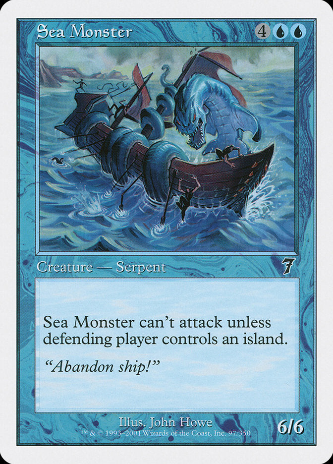Sea Monster [Seventh Edition] | Game Master's Emporium (The New GME)