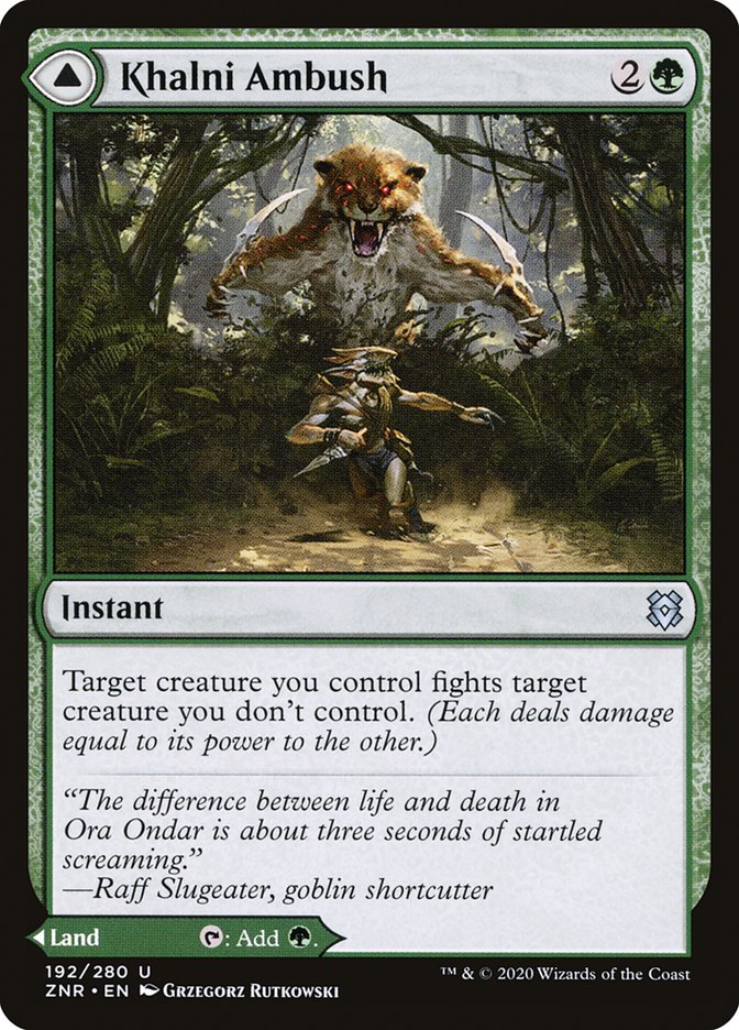 Khalni Ambush // Khalni Territory [Zendikar Rising] | Game Master's Emporium (The New GME)