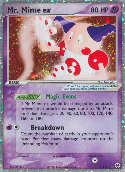 Mr. Mime ex (111/112) [EX: FireRed & LeafGreen] | Game Master's Emporium (The New GME)