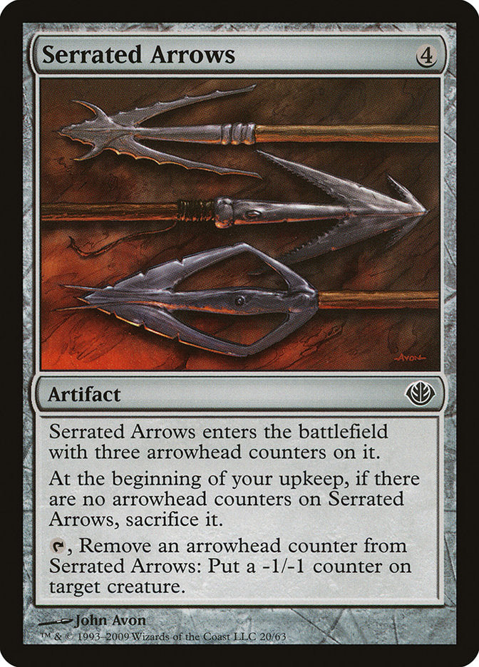 Serrated Arrows [Duel Decks: Garruk vs. Liliana] | Game Master's Emporium (The New GME)