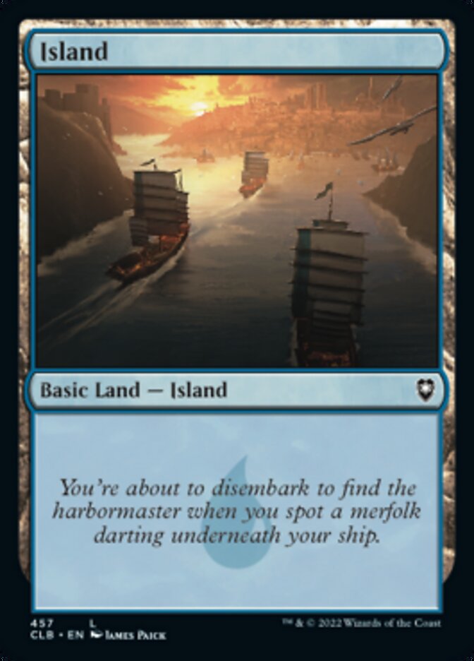 Island (457) [Commander Legends: Battle for Baldur's Gate] | Game Master's Emporium (The New GME)