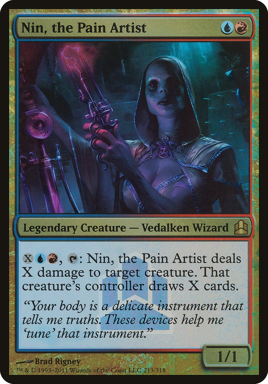 Nin, the Pain Artist (Launch) (Oversized) [Commander 2011 Oversized] | Game Master's Emporium (The New GME)