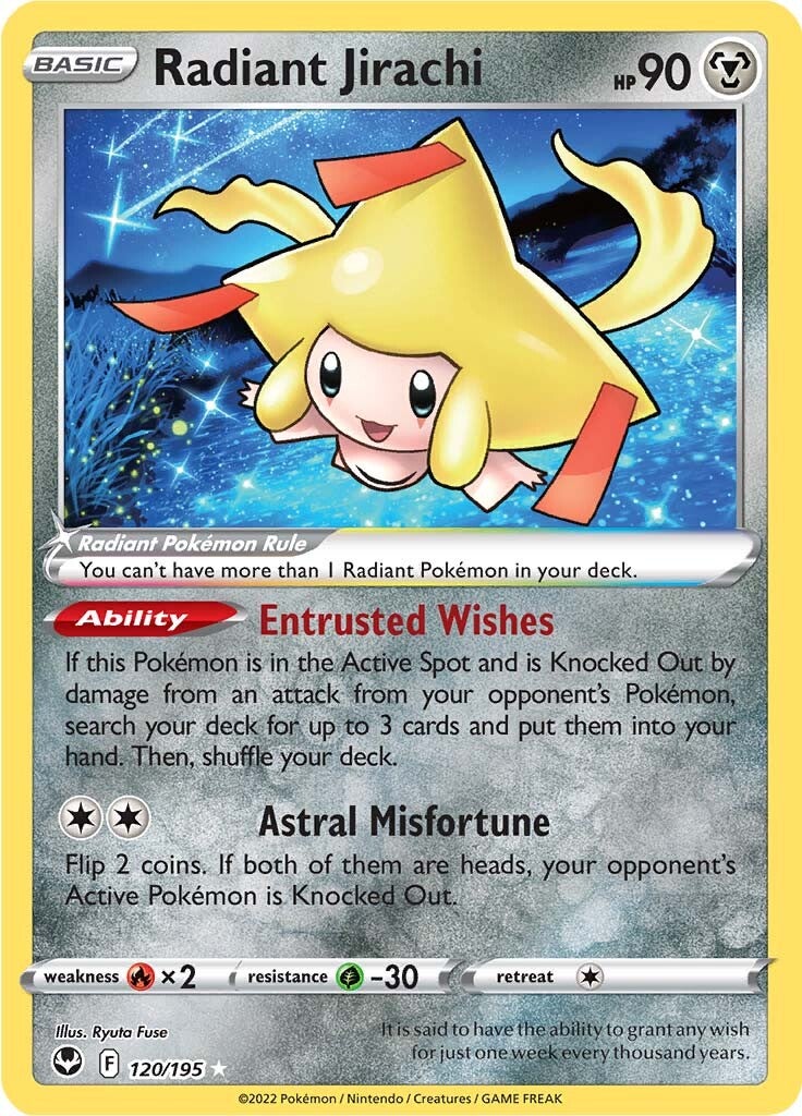 Radiant Jirachi (120/195) [Sword & Shield: Silver Tempest] | Game Master's Emporium (The New GME)