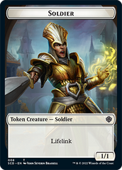 Saproling // Soldier Double-Sided Token [Starter Commander Decks] | Game Master's Emporium (The New GME)