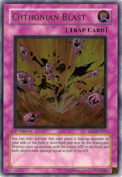 Chthonian Blast [EEN-EN050] Ultimate Rare | Game Master's Emporium (The New GME)