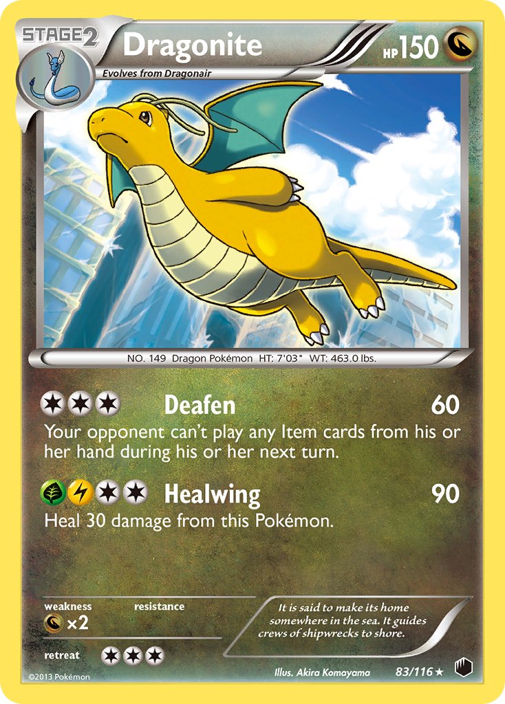 Dragonite (83/116) (Cosmos Holo) (Blister Exclusive) [Black & White: Plasma Freeze] | Game Master's Emporium (The New GME)